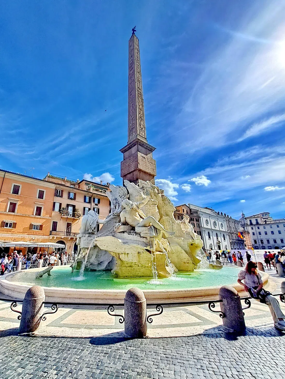 Fontana dei Quattro Fiumi (Piazza Navona), Rom
